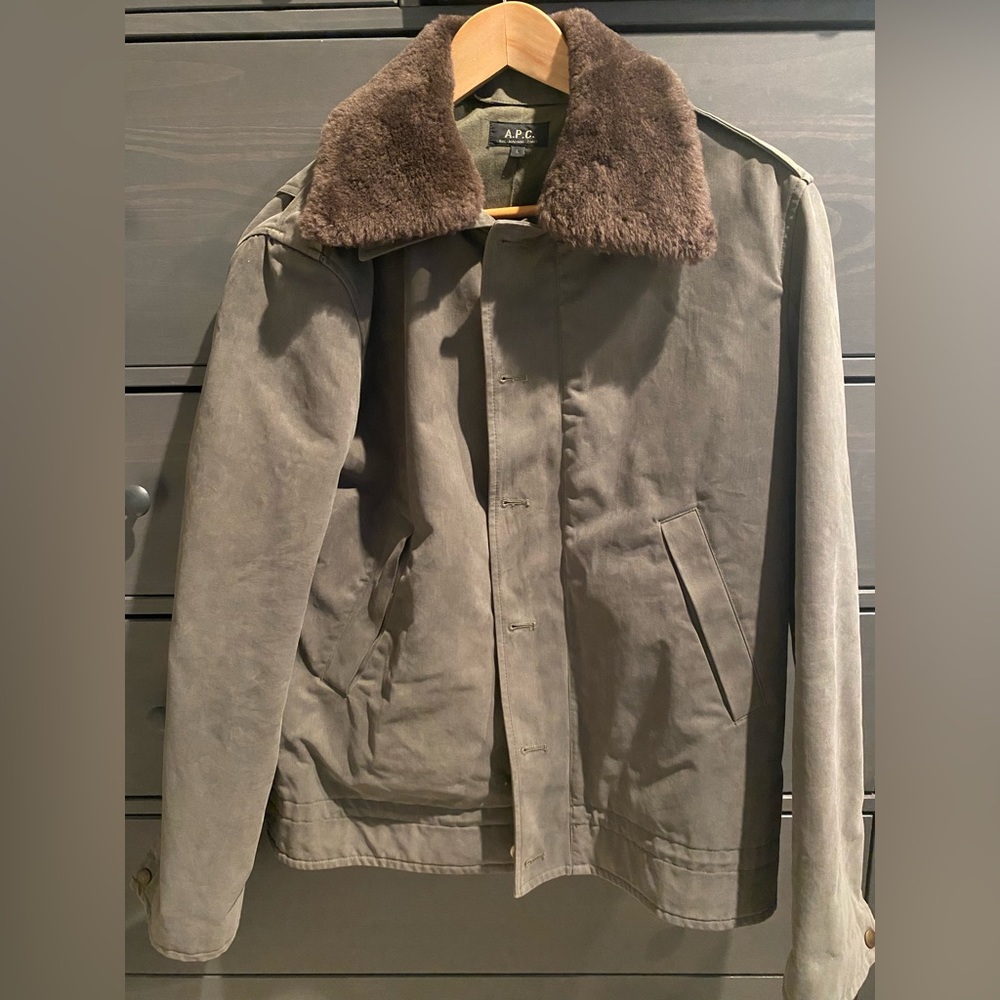 APC Jacket with fur collar